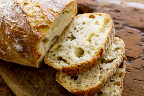 cheese bread sliced