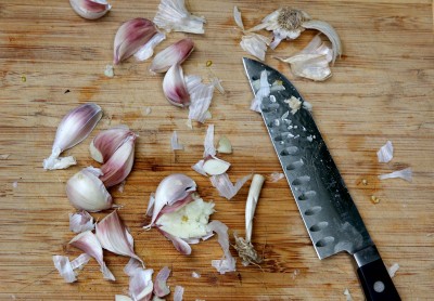 6 smash and chop garlic