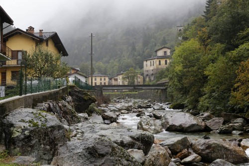 branzi village on the river