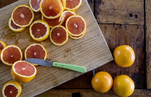 cara cara orange slices