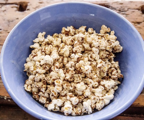 chocolate orange popcorn bowl