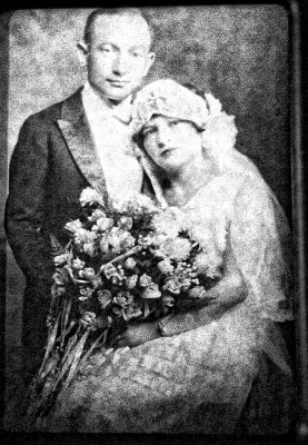 Isadore and his bride, Bessie